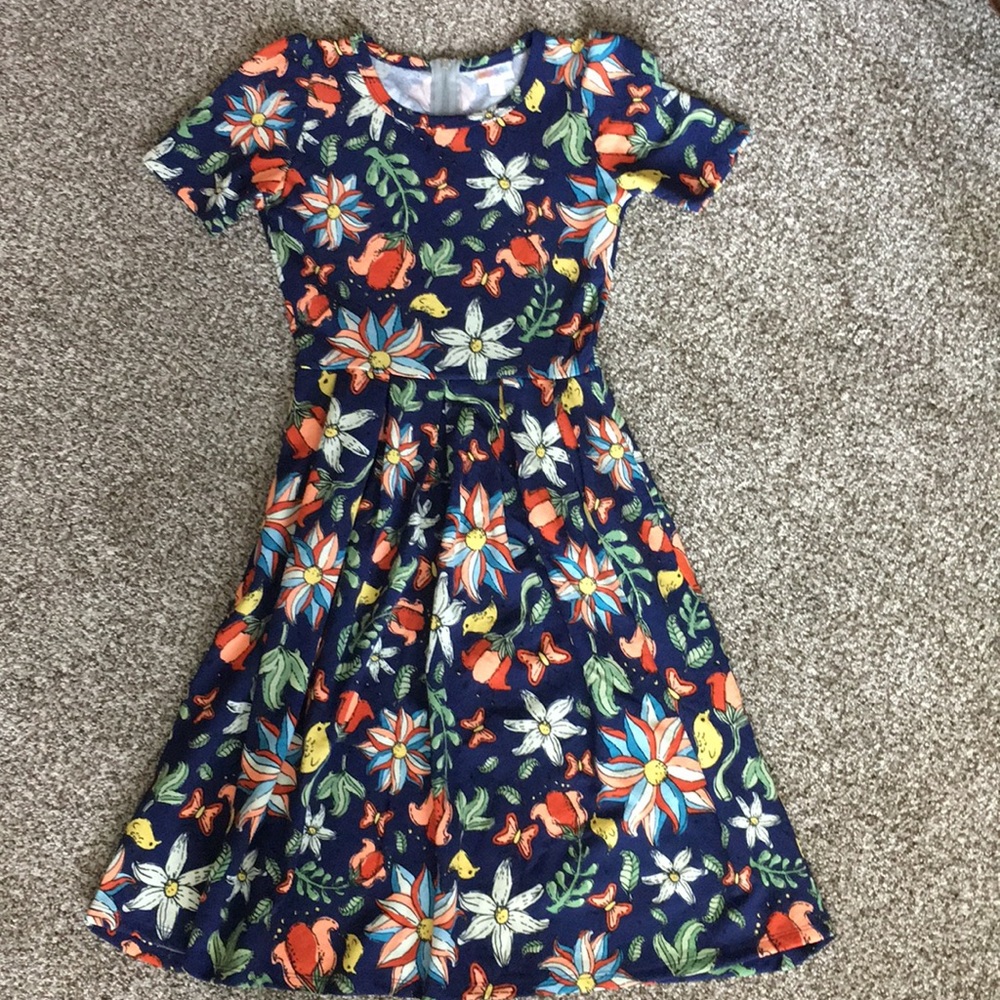 Unicorn HTF LuLaRoe Amelia dress. Size xs.